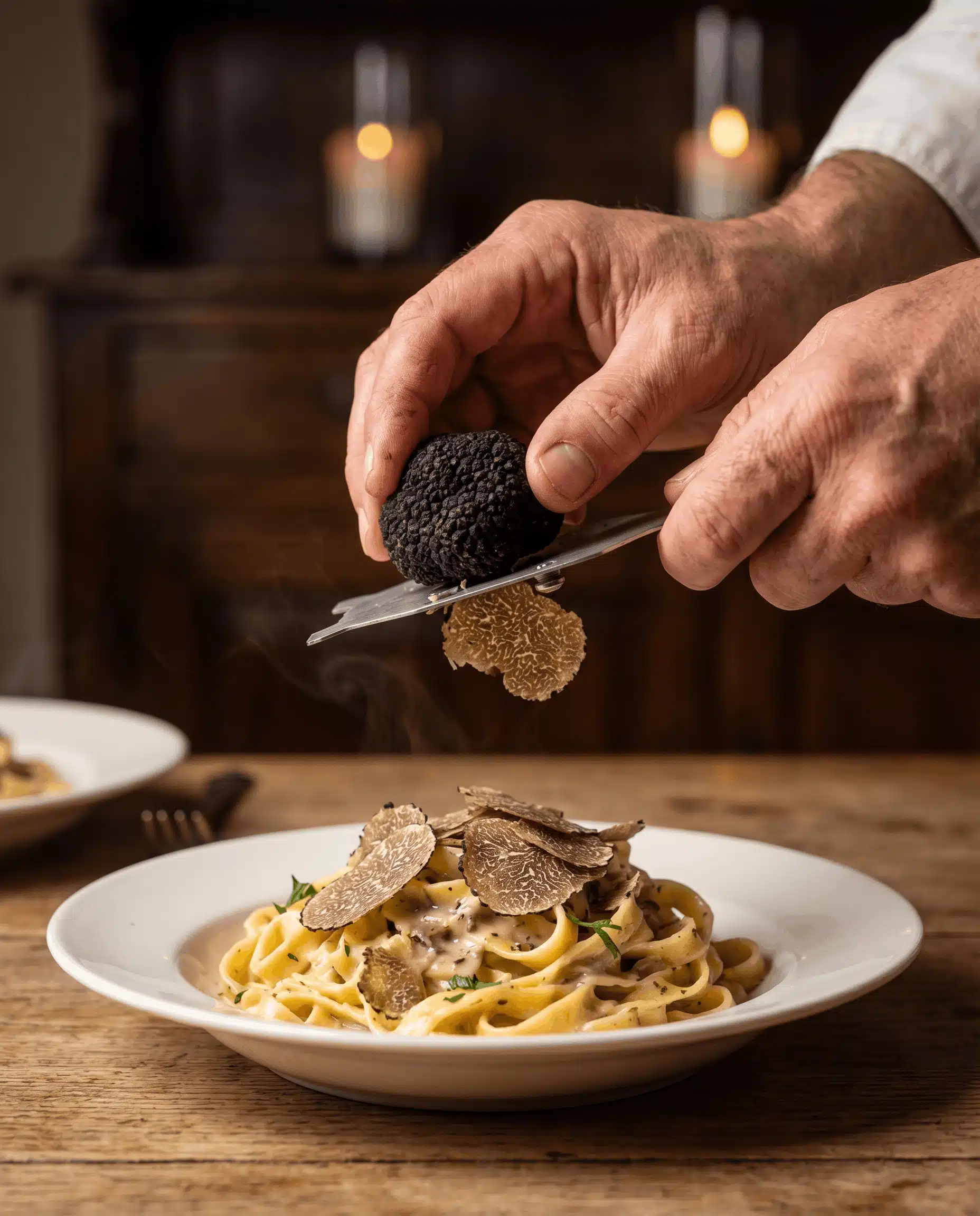 A truffle dog at the UK Truffle Festival